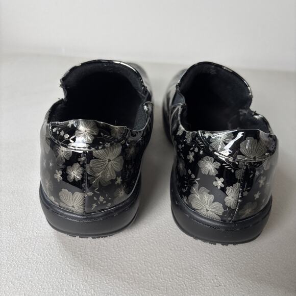 Spring‎ Step Professional Clogs Size 7 Metallic Floral Slip On Shoe Comfort Work - Picture 4 of 8